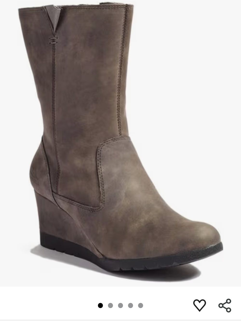 UGG NWT Women's Wedge Mid-Calf Boot in Gray